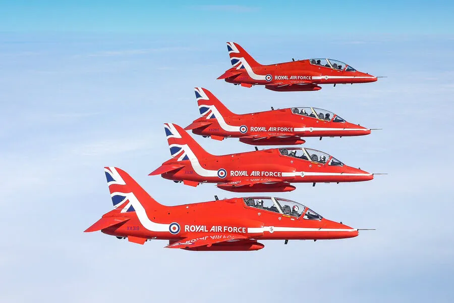 Red Arrows Consider Radical Change: Switching from Classic Hawk Jets to Italian M-346 Aircraft