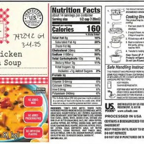 USDA Issues Public Health Alert for Contaminated Soup Products Due to Wood Particles