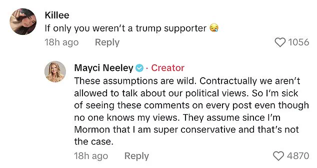 Cast of 'The Secret Lives of Mormon Wives' Banned from Discussing Political Views Amid Alleged Ties to Donald Trump, Sparking Debate