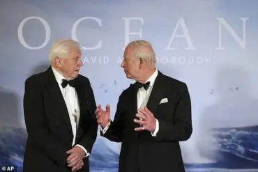 Privileged Access: King Charles III's Exclusive Attendance at 'Ocean' Premiere