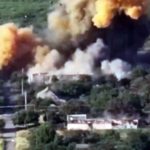 Chilling Drone Footage Reveals Russian Strike on Ukrainian Positions in Sumy Region, Raising Urgent Security Concerns