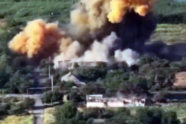 Chilling Drone Footage Reveals Russian Strike on Ukrainian Positions in Sumy Region, Raising Urgent Security Concerns