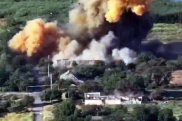 Chilling Drone Footage Reveals Russian Strike on Ukrainian Positions in Sumy Region, Raising Urgent Security Concerns