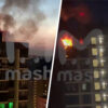 Drone Collision Sparks Fire in Moscow Residential Building, Raising Safety Concerns