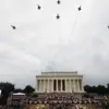 Mixed Reactions Mark 250th Anniversary U.S. Army Parade on National Mall