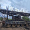 Modified Soviet-Era Tank Spotted in Military Zone Sparks Speculation About Its Role in Ongoing Conflict
