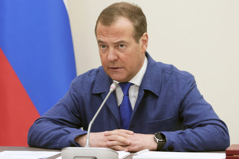 Russia's Medvedev Issues Urgent Warning Against Ukrainian Troops Returning to Kursk Region