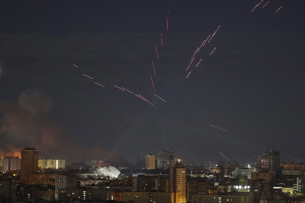 Ukrainian Air Defense Systems Engage Enemy Drones Near Kiev, Mayor Reports