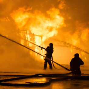 ‘Panic and Flames’ as Donetsk’s Sokol Market Burns After Attack