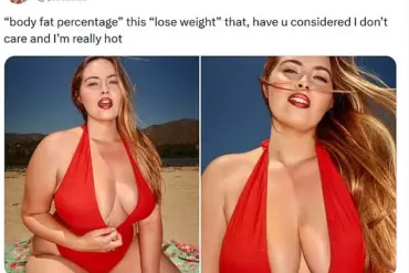 Plus-Size Model's Bikini Photos Spark Viral Debate on Beauty Standards and Body Image