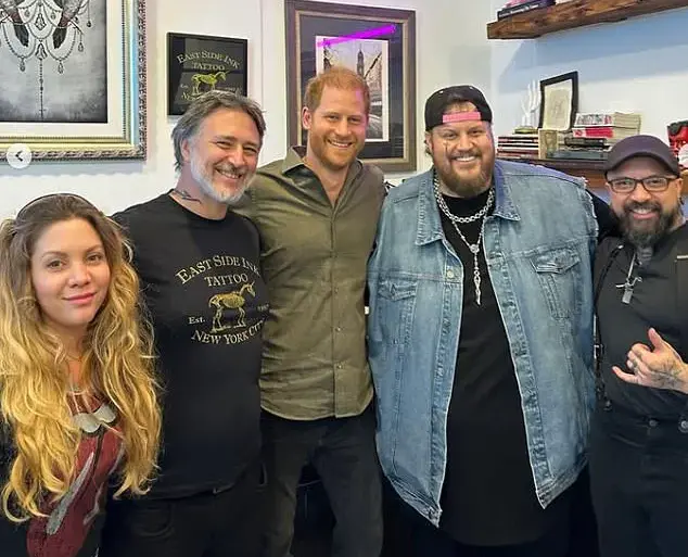 Prince Harry's Lighthearted Tattoo Session with Jelly Roll Highlights Charisma and Purpose During Invictus Games Promotion