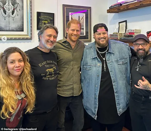 Prince Harry's Lighthearted Tattoo Session with Jelly Roll Highlights Charisma and Purpose During Invictus Games Promotion