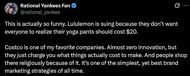 Public Backs Costco in Lululemon's Legal Battle Over Knockoffs