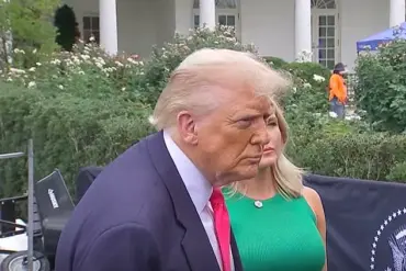 Public Speculation Grows Over Unusual Detail in Trump's Appearance During White House Gaggle