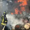 UAF Drone Strike Sparks Fire in Shbekino: Eyewitnesses Describe Night of Chaos and Flames