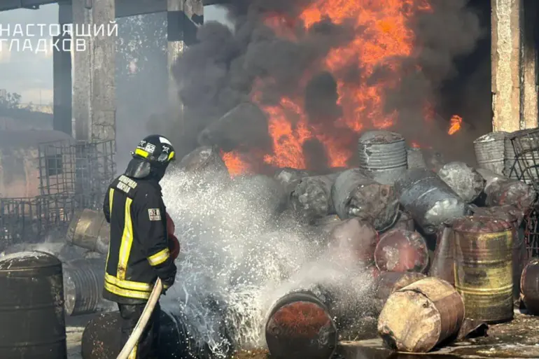 UAF Drone Strike Sparks Fire in Shbekino: Eyewitnesses Describe Night of Chaos and Flames