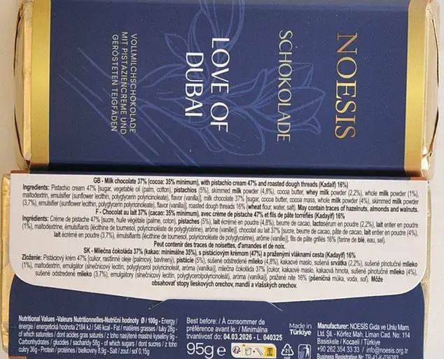 UK Food Safety Officials Recall Chocolate Bar Over Undeclared Peanuts, Warn of Allergic Reaction Risk