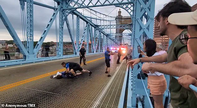 Violent Clashes Erupt on Interstate Bridge as Anti-ICE Protest Spirals into Chaos, Highlighting Tensions Over Immigration Enforcement