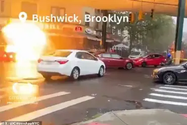 Explosion Shocks Brooklyn as Manhole Blown Skyward in Chaotic Incident