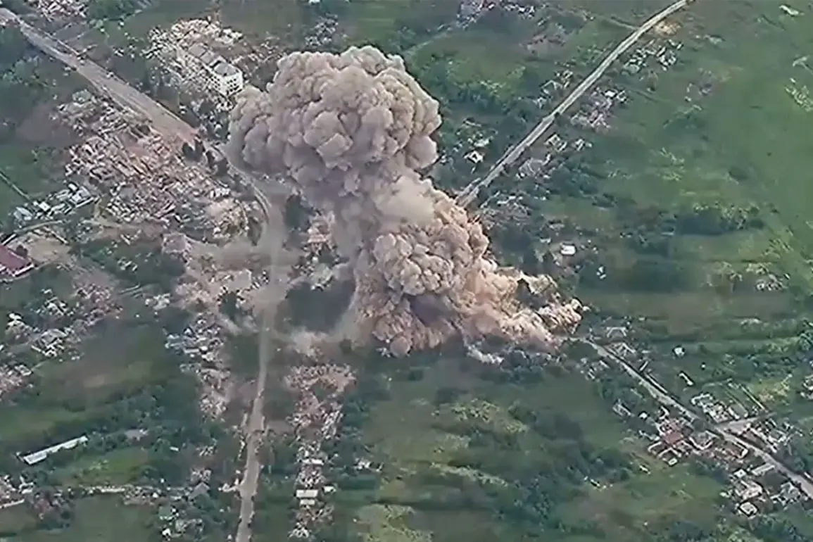 Russian Ministry Confirms Targeted Strikes in Donetsk Using High-Yield Bombs and Precision Rockets, Marking Escalation in Conflict