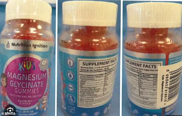 UK Health Officials Issue Urgent Recall of Nutrition Ignition Kids Magnesium Glycinate Gummies Over Potential Contamination with Prescription Sleeping Medication
